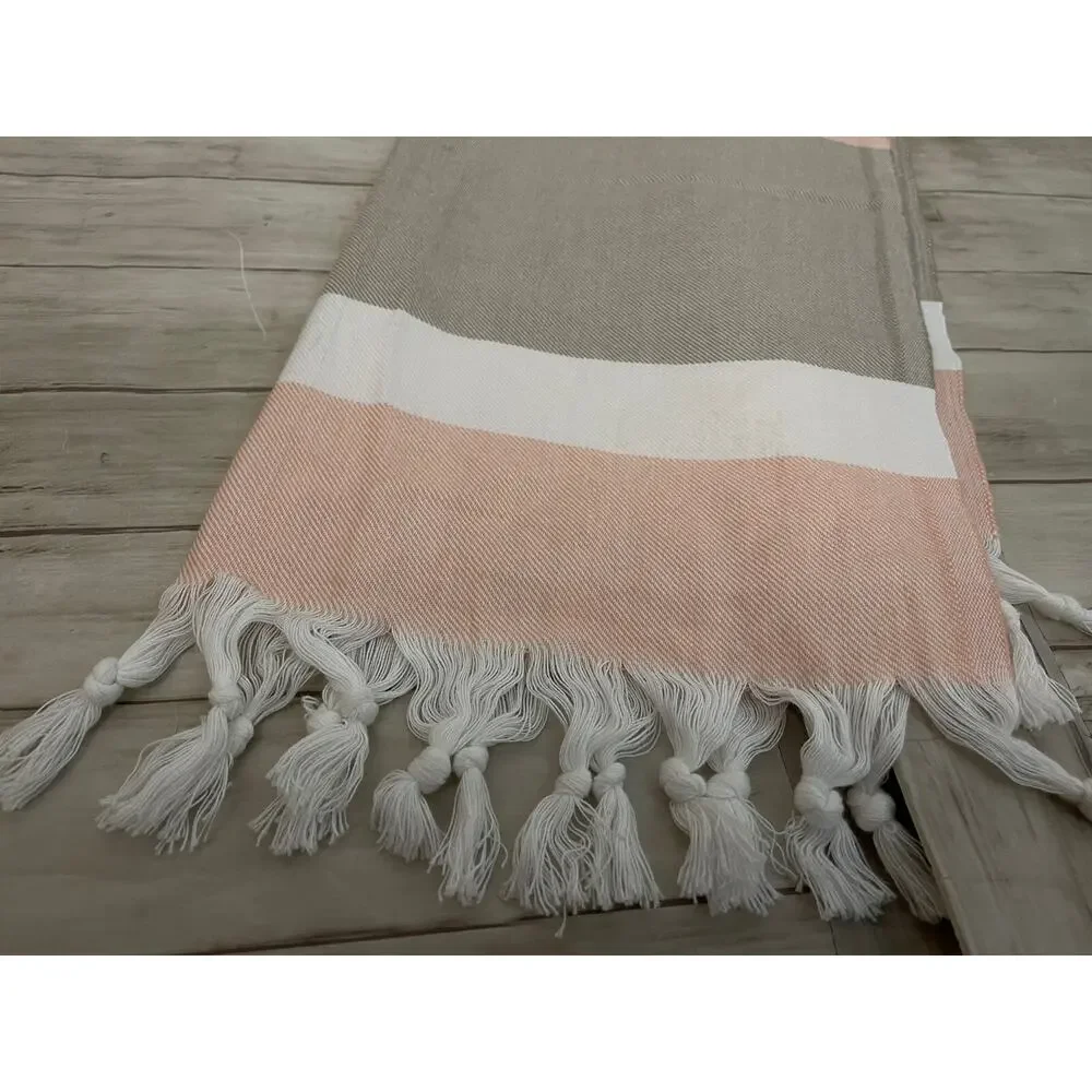 Hamam Turkish Cotton Bath Beach Hammam Towel Peshtemal Sauna Small Stripe N161
